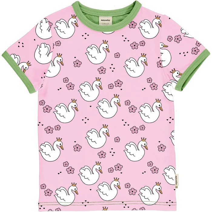 Meyadey Kurzarm Shirt SWAN QUEEN