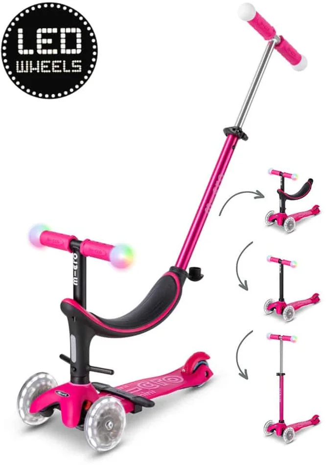 Micro step Micro Mini2Grow Deluxe LED pink