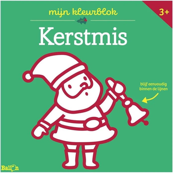 Mijn Kleurblok Kerstmis met Dikke Lijnen