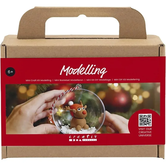 Mini Kreativ Set Modellieren Rentier