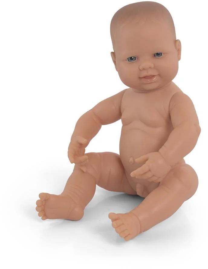 Miniland Baby Doll Boy Weißer Vanille-Duft – 40 cm