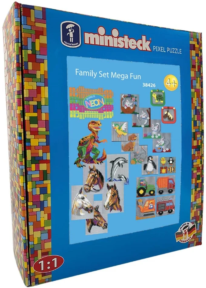 Ministeck Ministeck Family Set Mega Fun – XXL Box – 4000 Teile