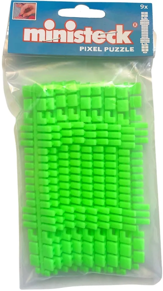 Ministeck Ministeck / Neongrüne Farbstreifen 9 Streifen – Polybeutel