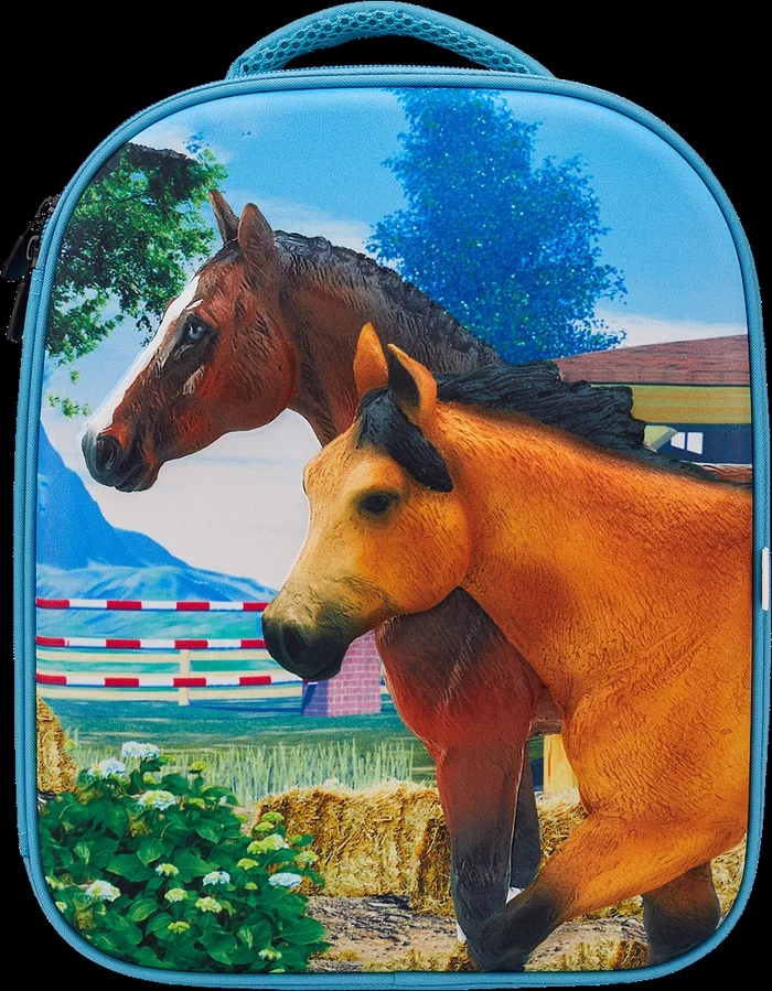 Mojo Accessories Junior 3D-Rucksack Farmland mit Spielmatte + 3 Figuren – 387724