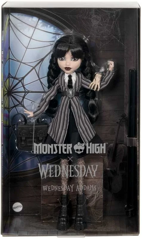 MONSTER HIGH – WEDNESDAY CORE DOLL