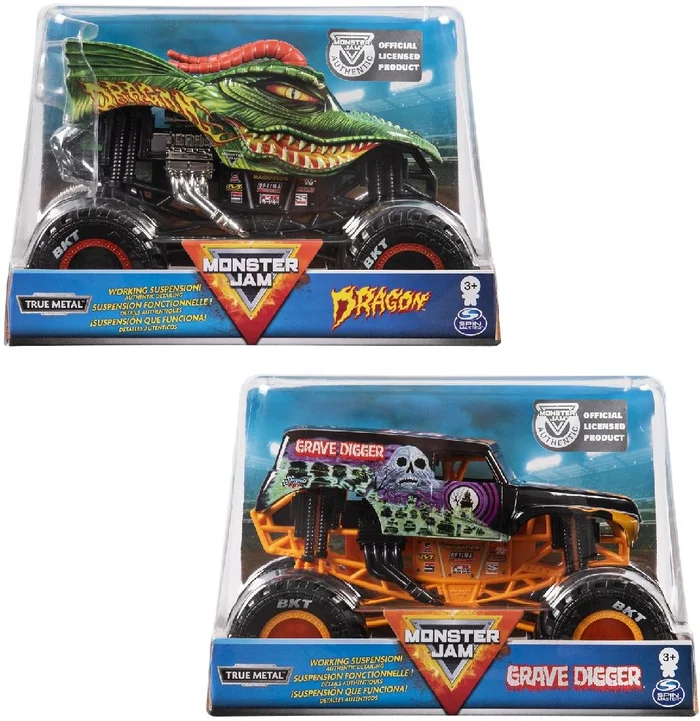 Monster Jam 1:24 Die Cast Trucks Ass.
