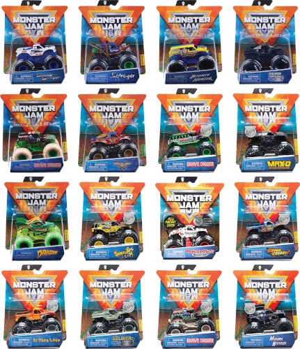 Monster Jam – Monster Truck Single Pack 1:64, sortiert