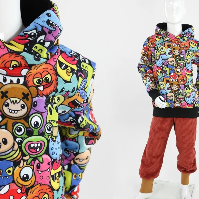 MONSTERPARTY Kapuzenpulli für Kinder