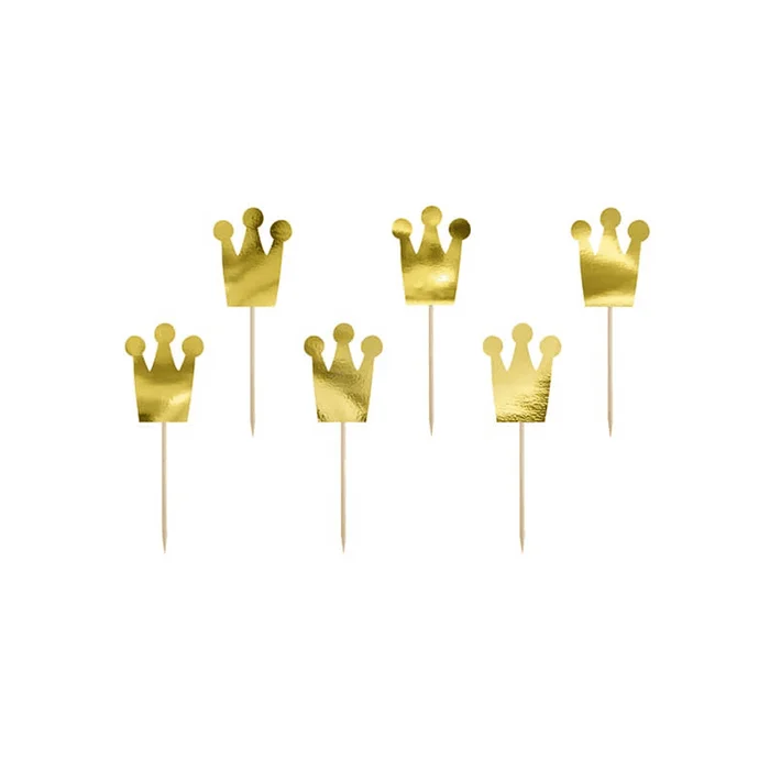 Muffinpicker Krone, 6-tlg.