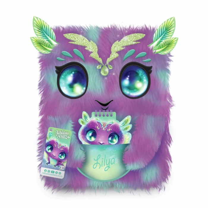 Nebulous Stars Fuzzy Großes Notizbuch – Lilya