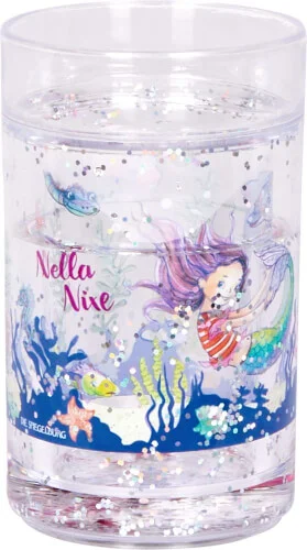 Nella Nixe – Glitzerbecher mit Schwimmelementen