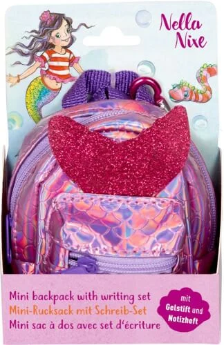 Nella Nixe – Mini-Rucksack mit Schreib-Set