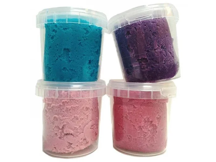 ökoNorm SOFT-Knete nawaro, 4er Set „Ecofee“ – rosa, pink, violett, türkis