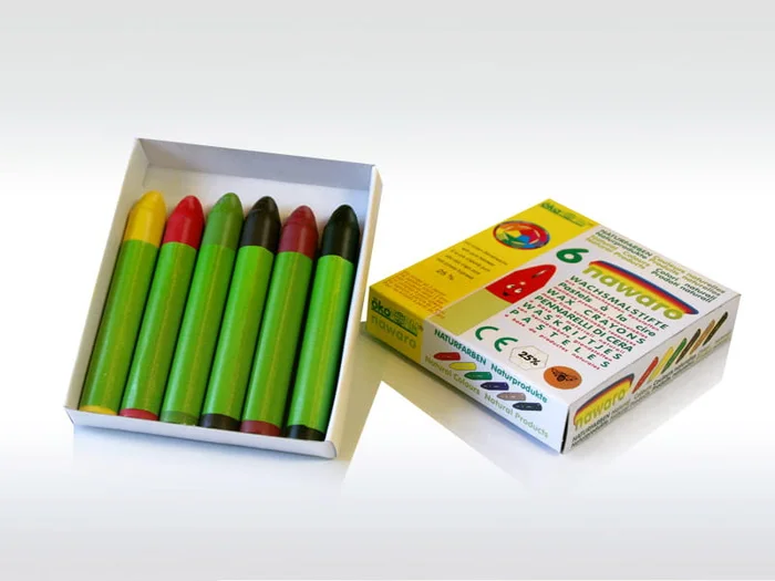 ökoNorm Wachskreide nawaro, Kartonetui – 6 Farben