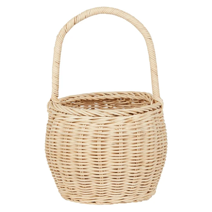 OlliElla Rattankorb Big Berry Basket – Straw