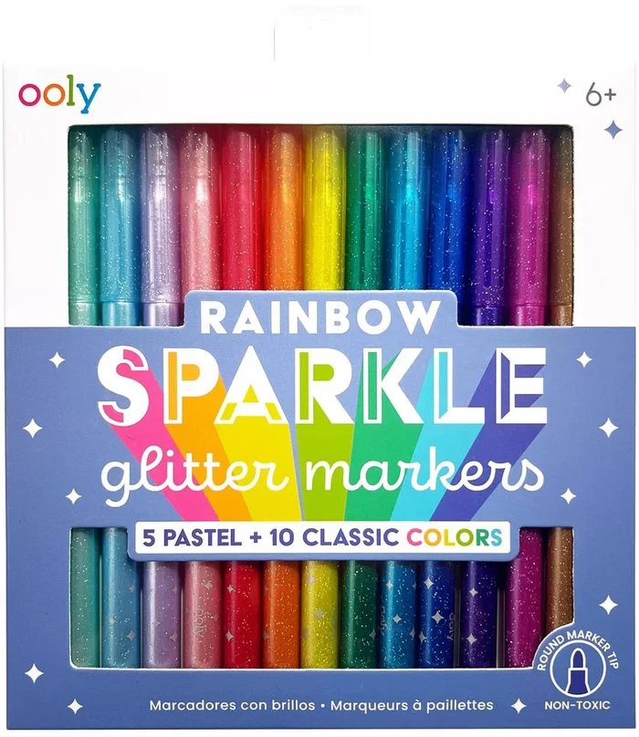 Ooly – Regenbogen-Glitzer-Marker