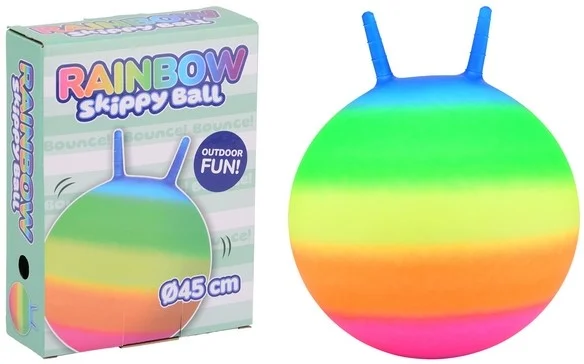 Outdoor Fun Regenboog Skippybal, 45cm