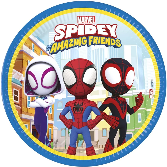 Papieren Bordjes FSC Spidey, 8st.