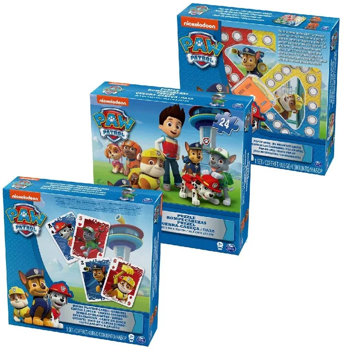 Paw Patrol – 3 Pack Games Bundle
