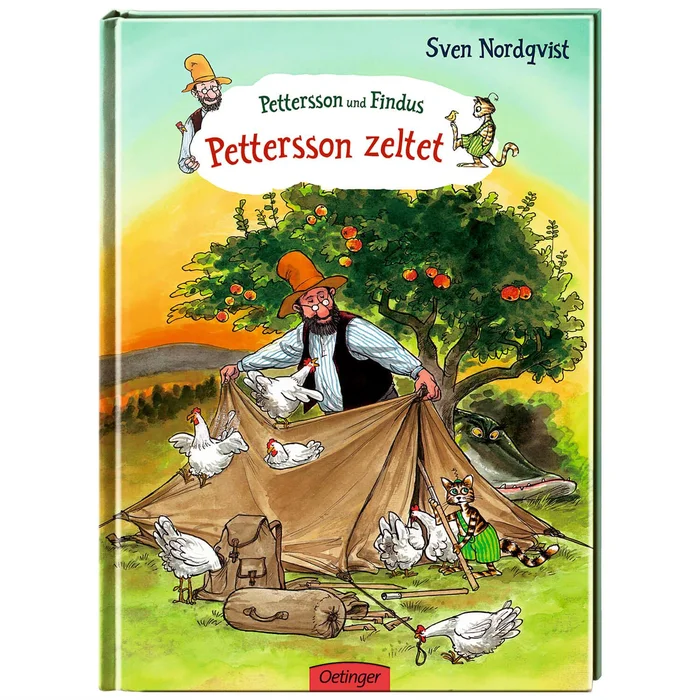Pettersson und Findus. Pettersson zeltet