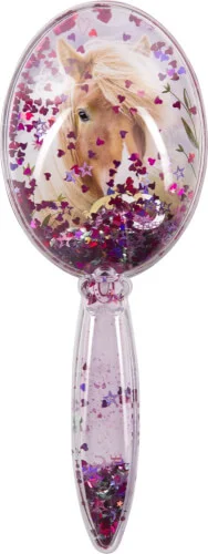 Pferdefreunde – Haarbürste (mit beweglichem Glitter)