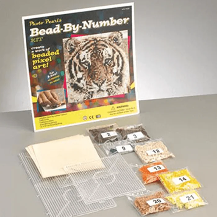 Photo Pearls® Tiger mit Zubehör, Ø 5mm 3.600 Stk.