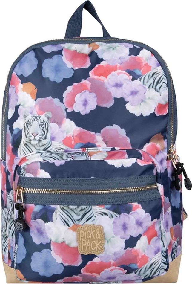 Pick & Pack Tiger of Love Rucksack S / Denim