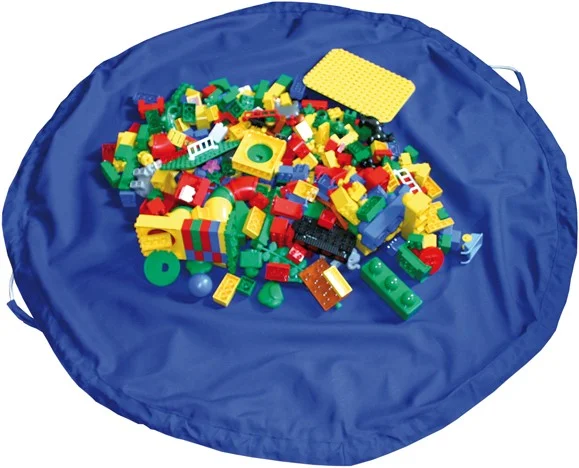 Pick-up-bag/Toy blanket blue