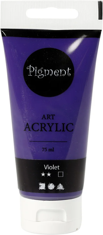 Pigment Art Pigment Art Acrylfarbe Violett 75 ml