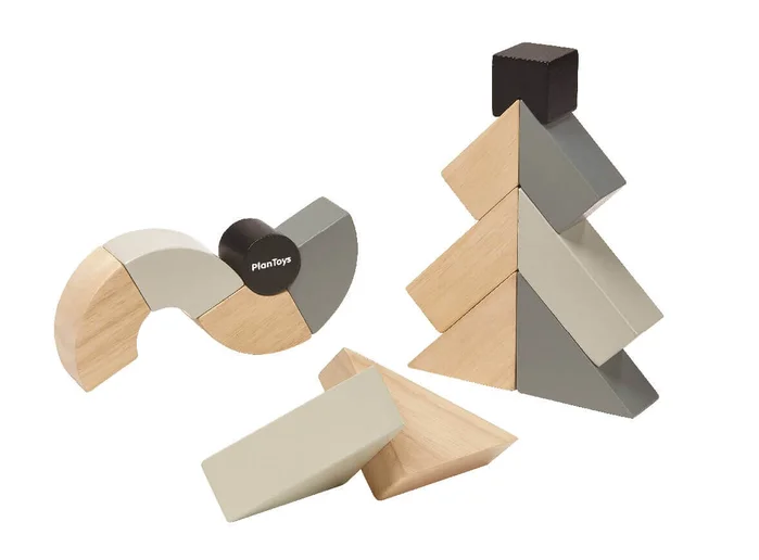 PlanToys Drehbare Holzklötze