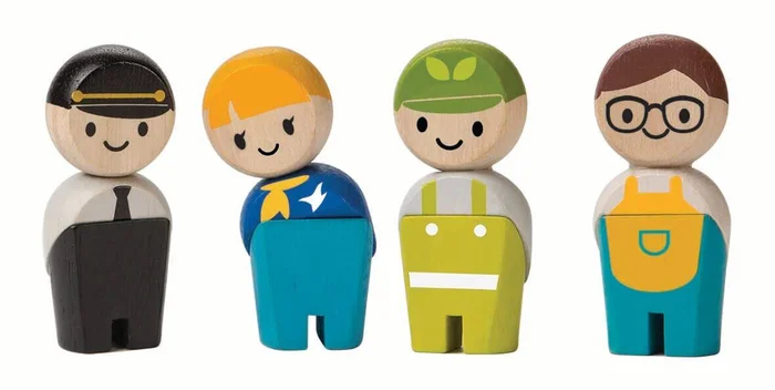 PlanToys Spielfiguren Handwerker