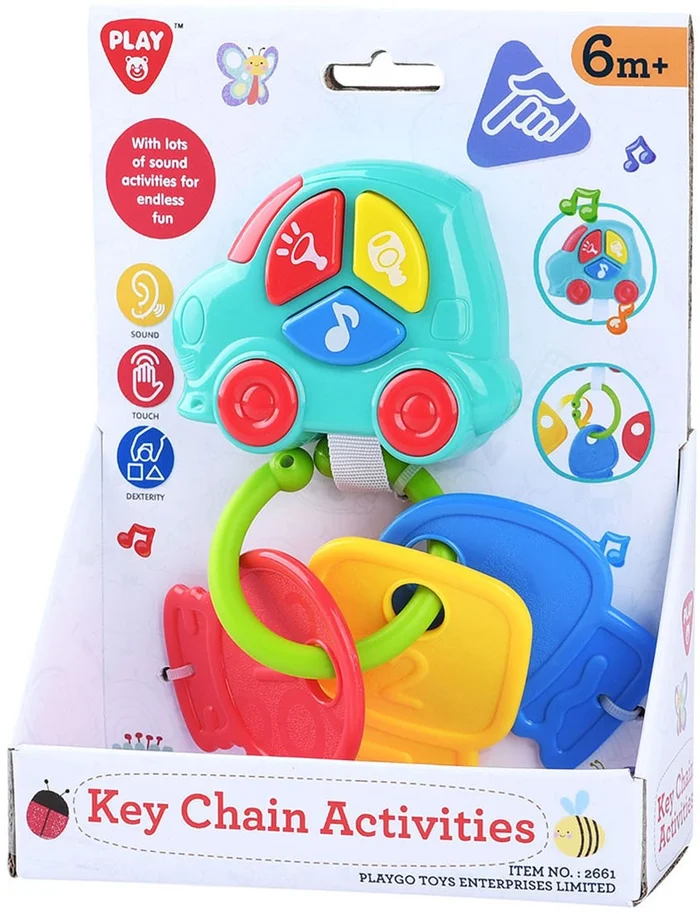 Play Baby Autosleutels Blauw, 4dlg.