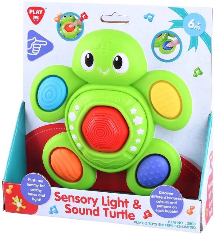 Play Baby Sensorische Schildpad met Licht en Geluid