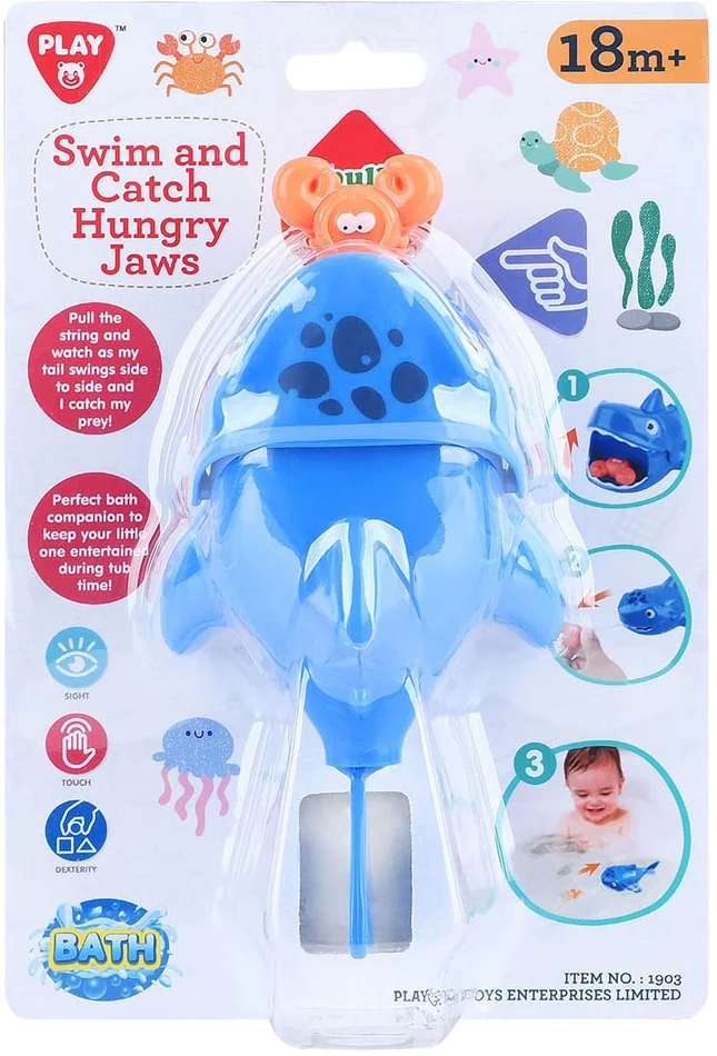 Play Badspeelgoed Vang en Zwem Hongerige Haai, 2dlg.