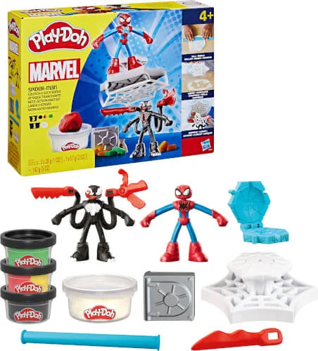Play-Doh Marvel – Spider-Man Netz-Action Knetset