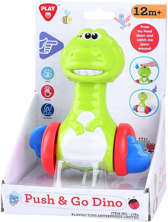 Play Druk en Gaan Dino Speelfiguur