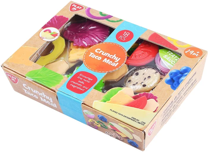 Play Speelgoedeten Crunchy Taco Speelset, 18dlg.