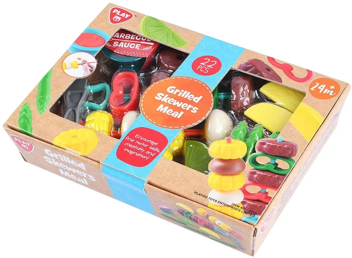 Play Speelgoedeten Gegrilde Spiesjes Speelset, 22dlg.