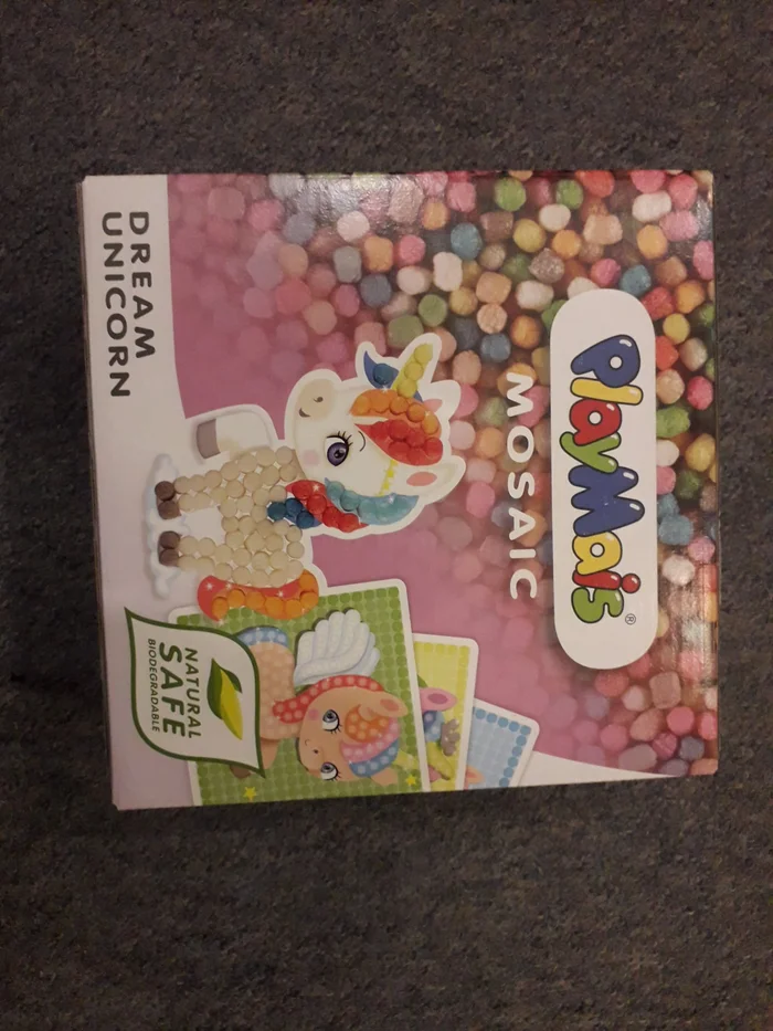 Playmais Mosaic, Dream Unicorn, 2300 St&uuml;ck und 6 Karten