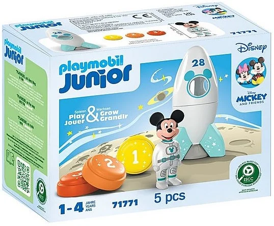 Playmobil – Junior & Disney: Mickey’S Raket- En Ruimteavontuur