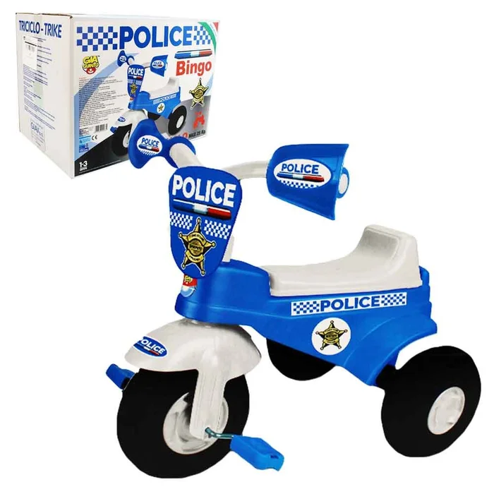 Polizei Dreirad für Kinder ab 1-3 Jahre