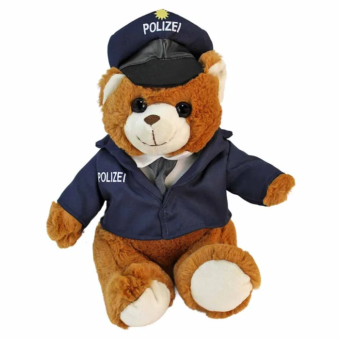 Polizei Teddy mit Uniform „Peter“ – ca. 27 cm