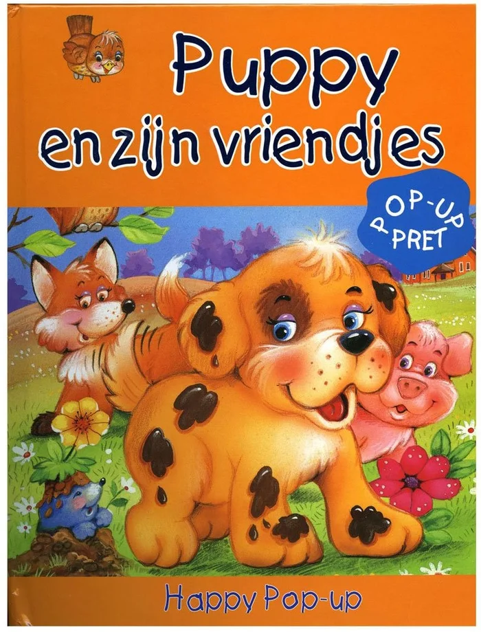 Pop-Up Boek Puppy en zijn Vriendjes