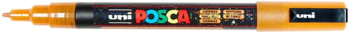 Posca Paint Marker 3M Glitter Orange