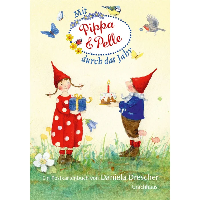 Postkartenbuch – Mit Pippa & Pelle durch das Jahr