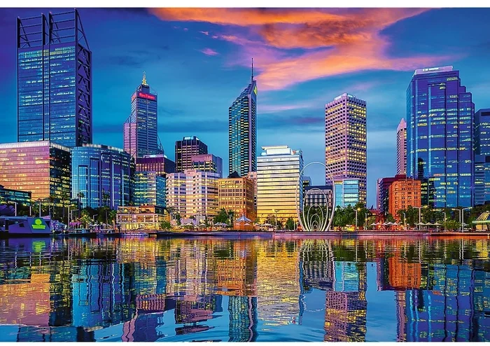 Pz. Stadtbild: Perth, Australien 1000 T.