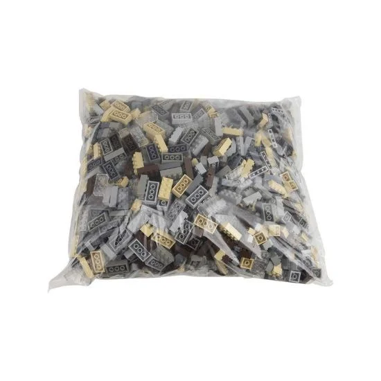 Q-Bricks Kindergarten Bausteine Gebäudemischung 1.000 Stk.