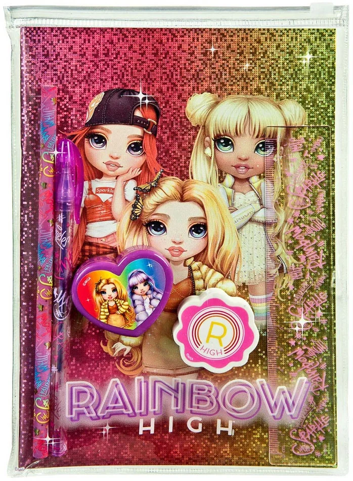 Rainbow High Schrijfset, 7dlg.