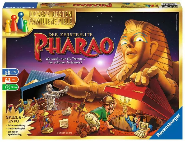 Ravensburger Der zerstreute Pharao – Merk- und Suchspiel