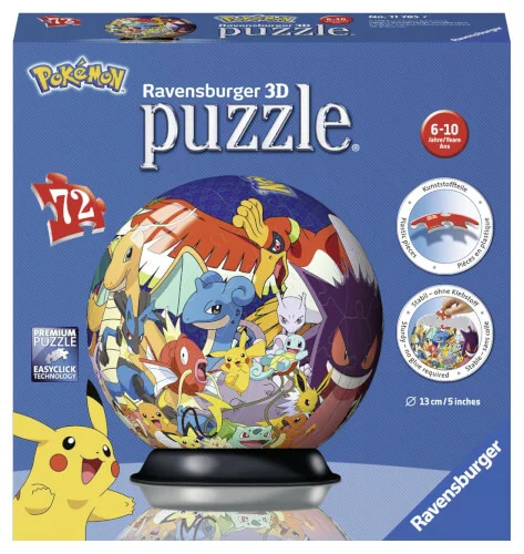 Ravensburger® 3D Puzzle – Pokémon, 72 Teile